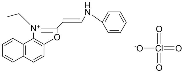 2-(2-ANILINOVINYL)-3-ETHYLNAPHTH(1,2-D)OXAZOLIUM PERCHLORATE