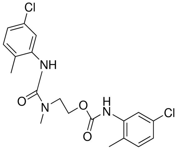 2-(3-(5-CHLORO-2-METHYLPHENYL)-1-ET-UREIDO)ETHYL N-(5-CL-2-ME-PHENYL)CARBAMATE