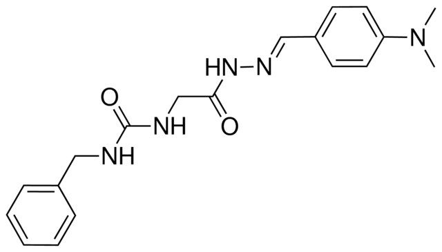 2-(3-BENZYLUREIDO)ACETIC (4-(DIMETHYLAMINO)BENZYLIDENE)HYDRAZIDE