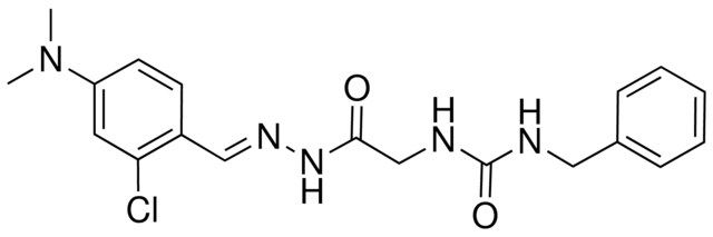 2-(3-BENZYLUREIDO)ACETIC (2-CHLORO-4-(DIMETHYLAMINO)BENZYLIDENE)HYDRAZIDE