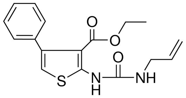 2-(3-ALLYL-UREIDO)-4-PHENYL-THIOPHENE-3-CARBOXYLIC ACID ETHYL ESTER