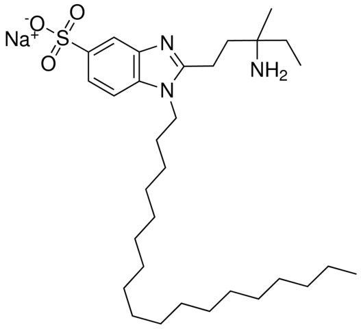 2-(3-AMINO-3-METHYLPENTYL)-1-OCTADECYL-5-BENZIMIDAZOLESULFONIC ACID, SODIUM SALT