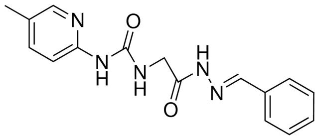 2-(3-(5-METHYL-2-PYRIDYL)UREIDO)ACETIC BENZYLIDENEHYDRAZIDE