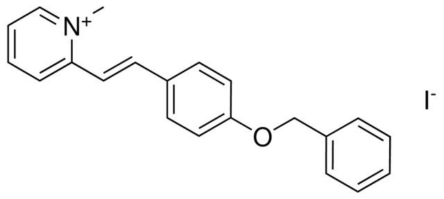 2-(4-BENZYLOXYSTYRYL)-1-METHYLPYRIDINIUM IODIDE