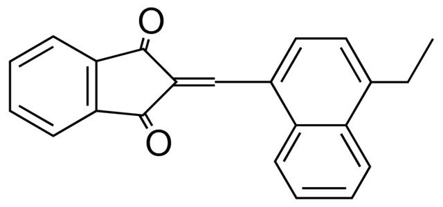 2-(4-ETHYL-NAPHTHALEN-1-YLMETHYLENE)-INDAN-1,3-DIONE