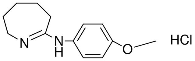 2-(4-METHOXYANILINO)AZACYCLOHEPT-1-ENE HYDROCHLORIDE