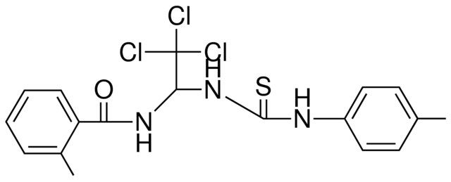 2-METHYL-N-(2,2,2-TRICHLORO-1-(3-P-TOLYL-THIOUREIDO)-ETHYL)-BENZAMIDE