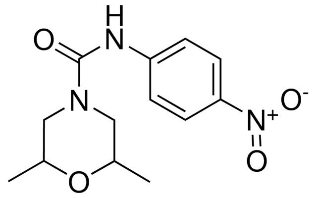 2,6-DIMETHYL-4-(N-(4-NITROPHENYL)CARBAMOYL)MORPHOLINE