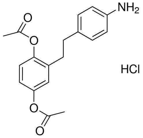 1-(4-AMINOPHENYL)-2-(2,5-DIACETOXYPHENYL)ETHANE HYDROCHLORIDE