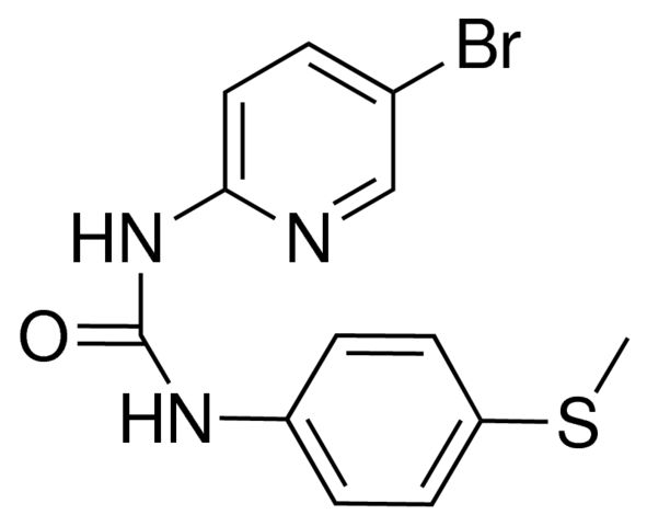 1-(5-BROMO-2-PYRIDYL)-3-(4-(METHYLTHIO)PHENYL)UREA