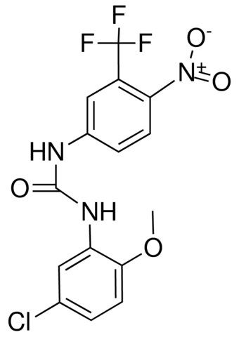 1-(5-CHLORO-2-METHOXYPHENYL)-3-(4-NITRO-3-(TRIFLUOROMETHYL)PHENYL)UREA