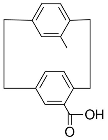 12-ME-TRICYCLO(8.2.2.2(4,7))HEXADECA-HEXAENE-5-CARBOXYLIC ACID