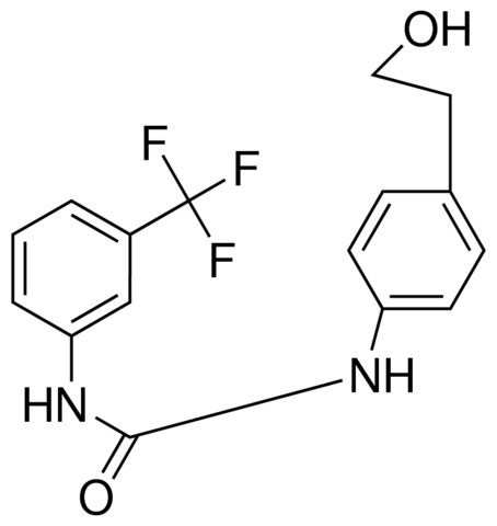 1-(4-(2-HYDROXYETHYL)PHENYL)-3-(3-(TRIFLUOROMETHYL)PHENYL)UREA