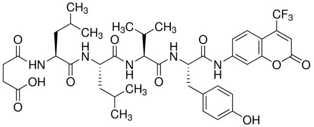 N-Succinyl-Leu-Leu-Val-Tyr-7-amido-4-trifluoromethylcoumarin