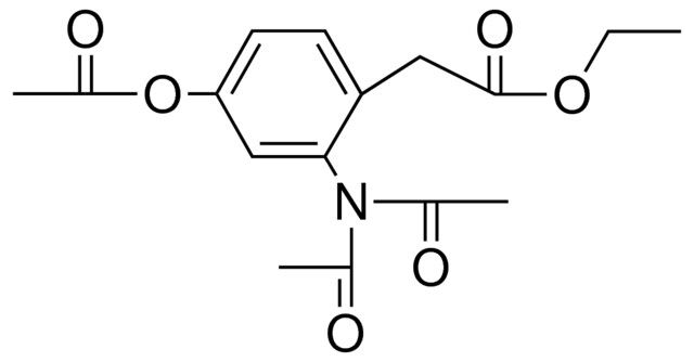 (4-ACETOXY-2-DIACETYLAMINO-PHENYL)-ACETIC ACID ETHYL ESTER