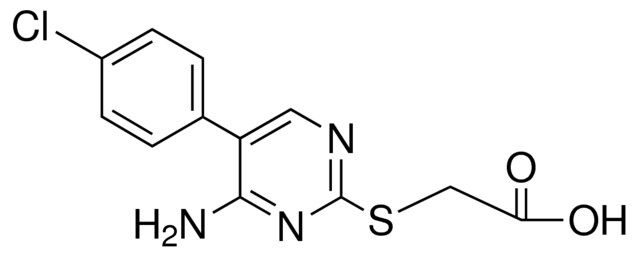 (4-AMINO-5-(4-CHLORO-PHENYL)-PYRIMIDIN-2-YLSULFANYL)-ACETIC ACID