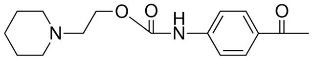 (4-ACETYL-PHENYL)-CARBAMIC ACID 2-PIPERIDIN-1-YL-ETHYL ESTER