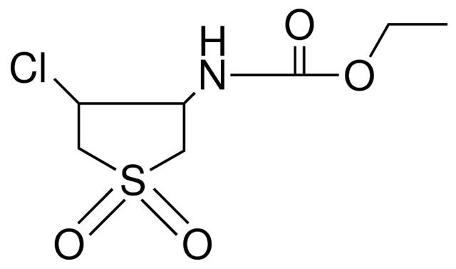 (4-CHLORO-1,1-DIOXO-TETRAHYDRO-THIOPHEN-3-YL)-CARBAMIC ACID ETHYL ESTER