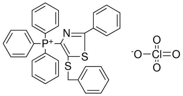 (5-BENZYLSULFANYL-2-PHENYL-THIAZOL-4-YL)-TRIPHENYL-PHOSPHONIUM, PERCHLORATE