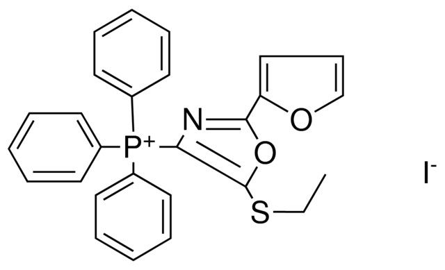 (5-ETHYLSULFANYL-2-FURAN-2-YL-OXAZOL-4-YL)-TRIPHENYL-PHOSPHONIUM, IODIDE