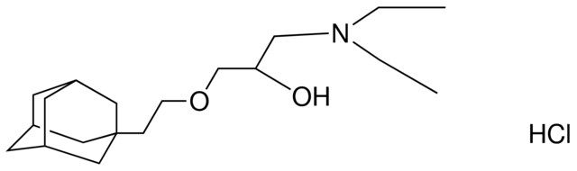 1-(2-ADAMANTAN-1-YL-ETHOXY)-3-DIETHYLAMINO-PROPAN-2-OL, HYDROCHLORIDE