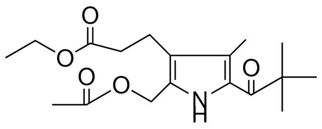 (ACETOXYMETHYL-(DIMETHYL-PROPIONYL)-ME-PYRROL-YL)-PROPIONIC ACID ET ESTER