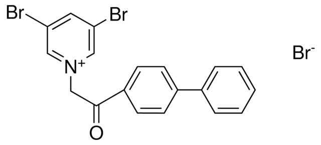 1-(2-BIPHENYL-4-YL-2-OXO-ETHYL)-3,5-DIBROMO-PYRIDINIUM, BROMIDE