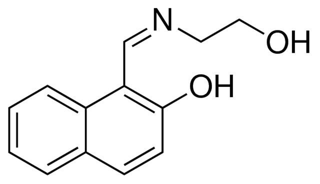 1-((2-HYDROXYETHYL)IMINOMETHYL)-2-NAPHTHOL