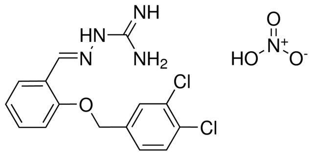 1-(2-(3,4-DICHLOROBENZYLOXY)BENZYLIDENEAMINO)GUANIDINE NITRATE