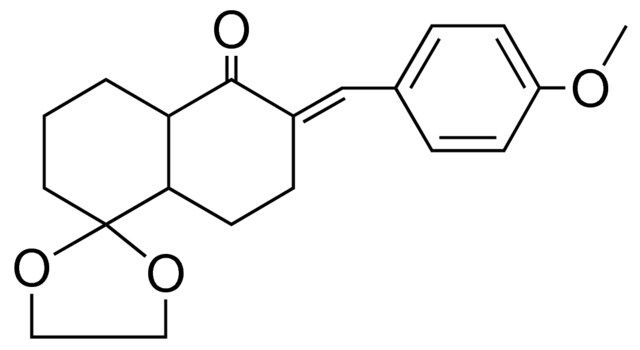 (E)-6'-(4-METHOXYBENZYLIDENE)HEXAHYDRO-2'H-SPIRO[[1,3]DIOXOLANE-2,1'-NAPHTHALEN]-5'(3'H)-ONE