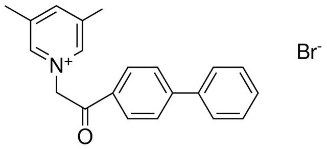 1-(2-BIPHENYL-4-YL-2-OXO-ETHYL)-3,5-DIMETHYL-PYRIDINIUM, BROMIDE