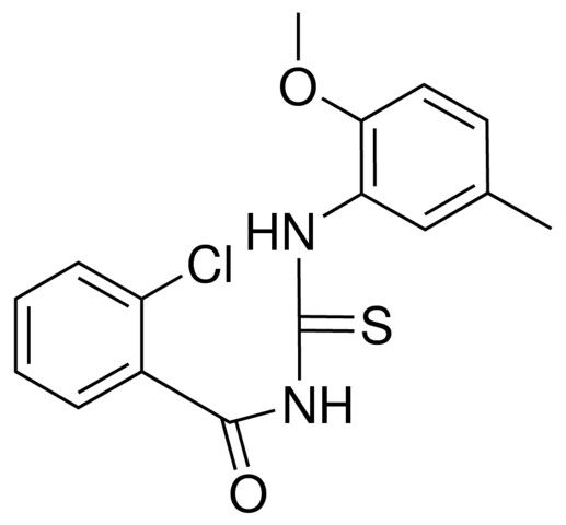 1-(2-CHLOROBENZOYL)-3-(2-METHOXY-5-METHYLPHENYL)-2-THIOUREA