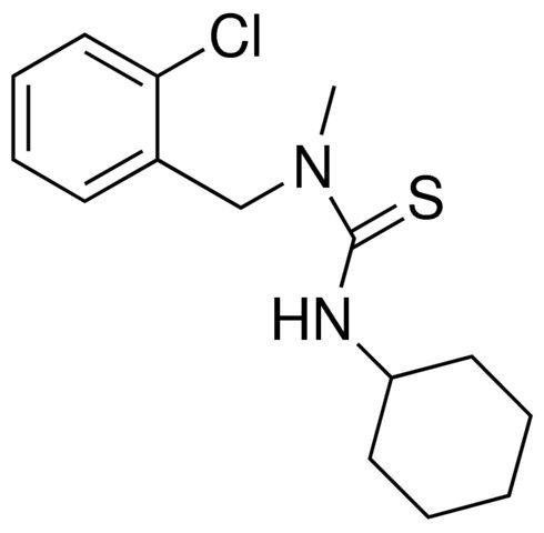 1-(2-CHLOROBENZYL)-3-CYCLOHEXYL-1-METHYL-2-THIOUREA