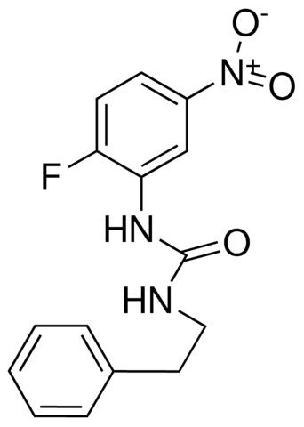 1-(2-FLUORO-5-NITROPHENYL)-3-(PHENETHYL)UREA