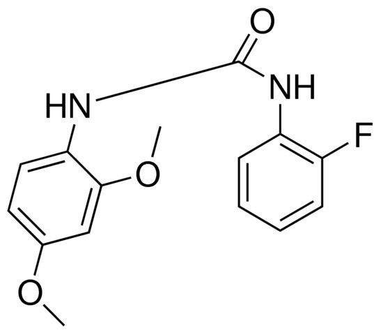 1-(2,4-DIMETHOXYPHENYL)-3-(2-FLUOROPHENYL)UREA