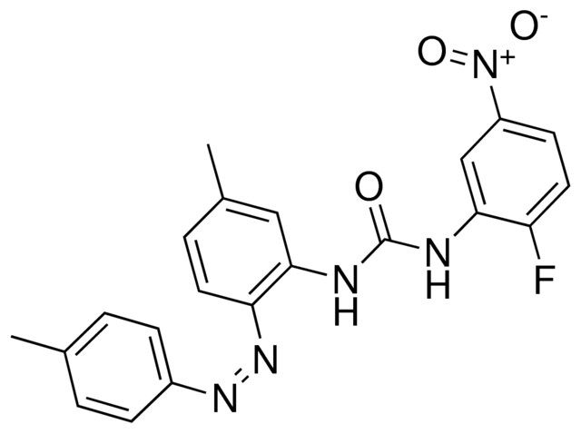 1-(2-FLUORO-5-NITROPHENYL)-3-(5-METHYL-2-(P-TOLYLAZO)PHENYL)UREA