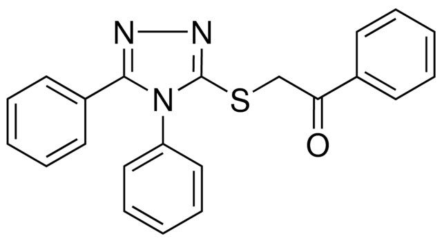 2-((4,5-DIPHENYL-4H-1,2,4-TRIAZOL-3-YL)THIO)-1-PHENYLETHANONE