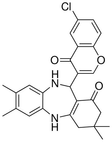 11-(6-CHLORO-4-OXO-4H-CHROMEN-3-YL)-3,3,7,8-TETRAMETHYL-2,3,4,5,10,11-HEXAHYDRO-1H-DIBENZO[B,E][1,4]DIAZEPIN-1-ONE