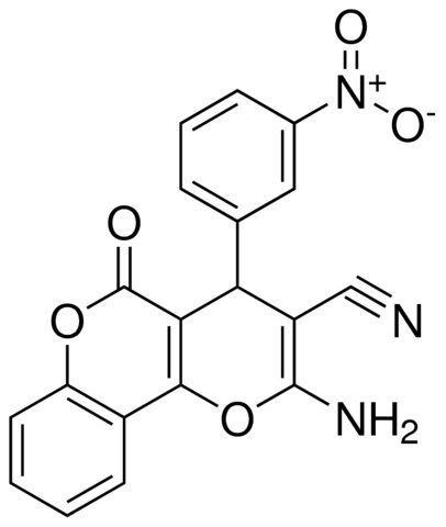 2-AMINO-4-(3-NITRO-PHENYL)-5-OXO-4H,5H-PYRANO[3,2-C]CHROMENE-3-CARBONITRILE