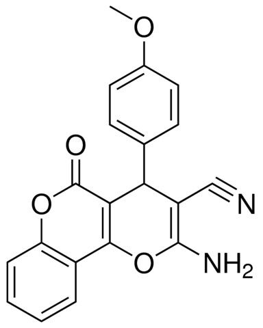 2-AMINO-4-(4-METHOXY-PHENYL)-5-OXO-4H,5H-PYRANO[3,2-C]CHROMENE-3-CARBONITRILE