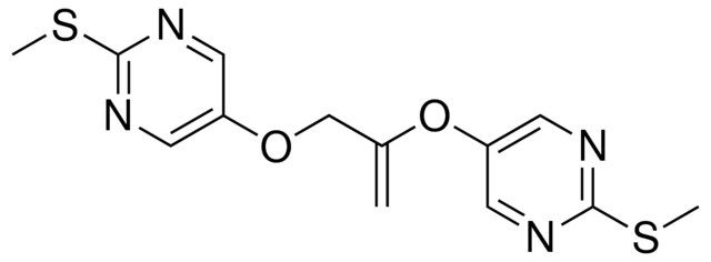 2-(METHYLSULFANYL)-5-[(2-{[2-(METHYLSULFANYL)-5-PYRIMIDINYL]OXY}-2-PROPENYL)OXY]PYRIMIDINE