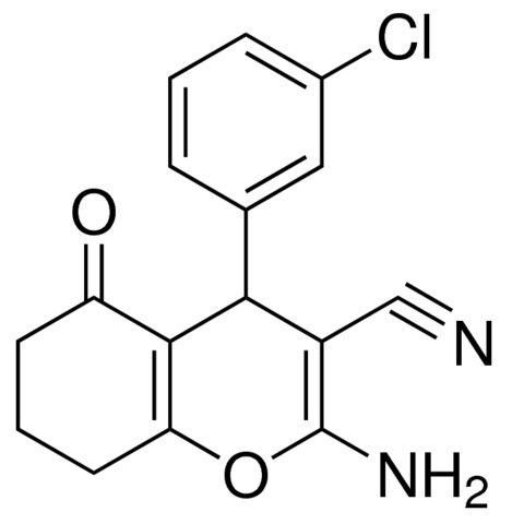 2-AMINO-4-(3-CHLORO-PHENYL)-5-OXO-5,6,7,8-TETRAHYDRO-4H-CHROMENE-3-CARBONITRILE