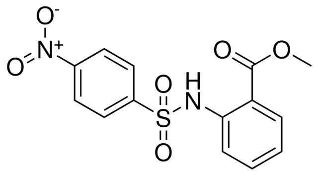 2-(4-NITRO-BENZENESULFONYLAMINO)-BENZOIC ACID METHYL ESTER