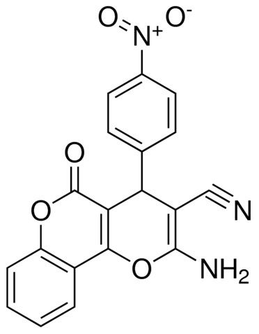 2-AMINO-4-(4-NITRO-PHENYL)-5-OXO-4H,5H-PYRANO[3,2-C]CHROMENE-3-CARBONITRILE