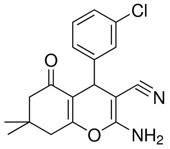 2-AMINO-4-(3-CL-PH)-7,7-DIMETHYL-5-OXO-TETRAHYDRO-4H-CHROMENE-3-CARBONITRILE