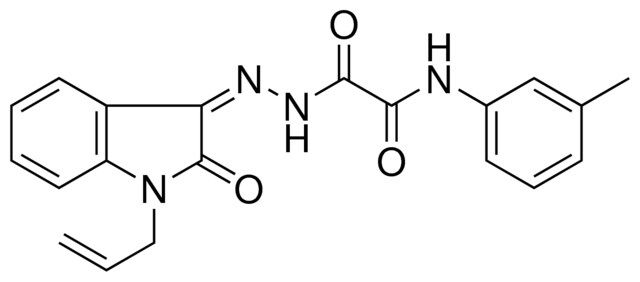 2-(N'-(1-ALLYL-2-OXO-1,2-2H-INDOL-3-YLIDENE)-HYDRAZINO)2-OXO-N-M-TOLYL-ACETAMIDE