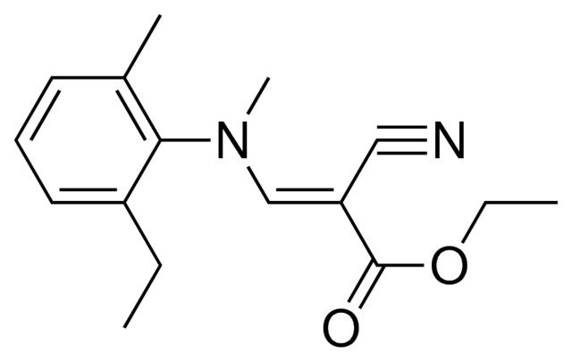 2-CYANO-3-((2-ETHYL-6-METHYL-PHENYL)-METHYL-AMINO)-ACRYLIC ACID ETHYL ESTER