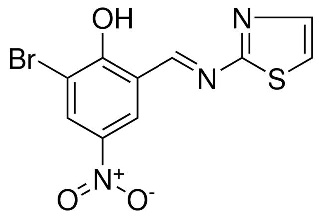 2-BROMO-4-NITRO-6-(THIAZOL-2-YLIMINOMETHYL)-PHENOL