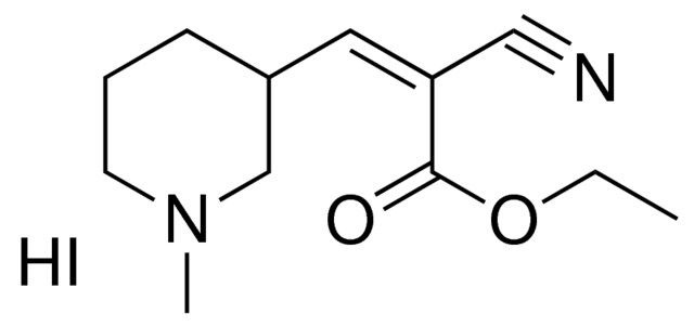 2-CYANO-3-(1-METHYL-PIPERIDIN-3-YL)-ACRYLIC ACID ETHYL ESTER, HYDROIODIDE