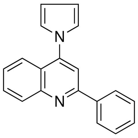 2-PHENYL-4-PYRROL-1-YL-QUINOLINE